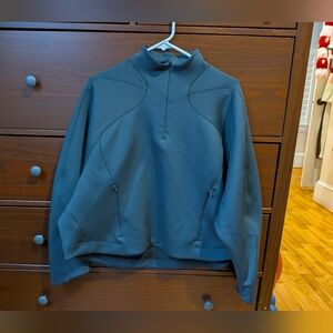 Nike universa Dark Green Training Loose Fit Scuba Pull Over Sz Large NWT